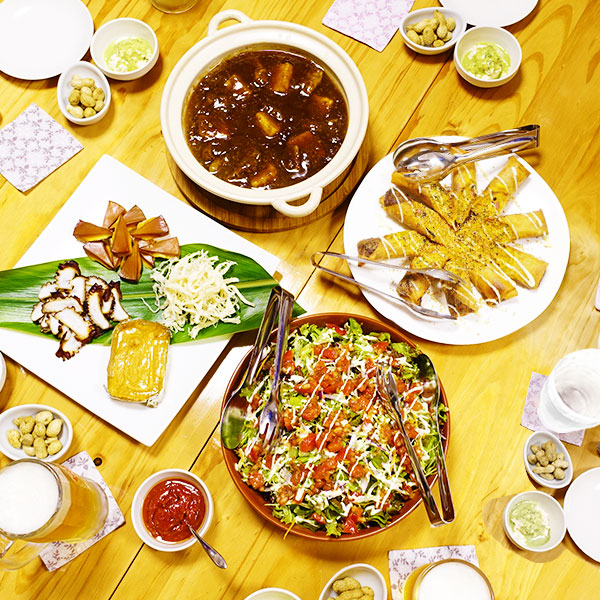 宮古島の海鮮、野菜、様々な素材の創作料理